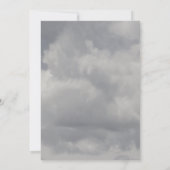  spookyユニコーンの1歳の誕生日パーティー招待状 招待状 (裏面)