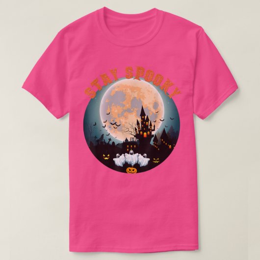 spooky なハロウィン tシャツ (デザイン正面)