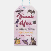  spooky ハロウィンの誕生日お礼ギフトタグ ギフトタグ (正面)