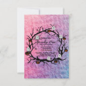  spooky ハロウィン ゴースト 誕生日パーティー 招待状 (正面)