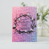  spooky ハロウィン ゴースト 誕生日パーティー 招待状 (スタンド正面)