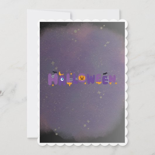 Spooky 招待状 (裏面)