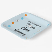  spooky 4歳の誕生日 ペーパープレート (傾斜あり)