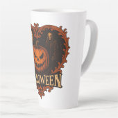 Spooky Aesthetic Halloween Large Latte Mug 17oz –  カフェラテマグ (右アングル)