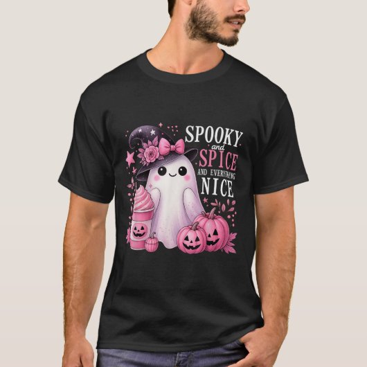 Spooky And Spice And Everything Nice Halloween Pin Tシャツ (正面)