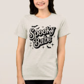 Spooky Babe ハロウィン Bella Canva  トライブレンドＴシャツ (正面)