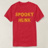 Spooky Babe Spooky Hunk Funny Matching Couples Hal Tシャツ (デザイン正面)