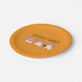 Spooky babes cute ghost ペーパープレート (アングル)