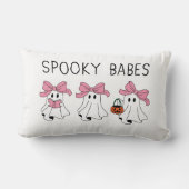 Spooky babes cute ghost ランバークッション (裏面)