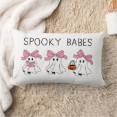 Spooky babes cute ghost ランバークッション (ブランケット)