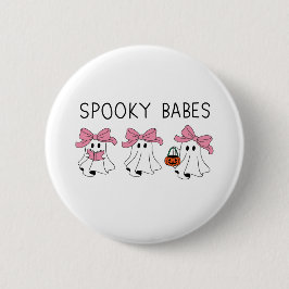 Spooky babes cute ghost 缶バッジ
