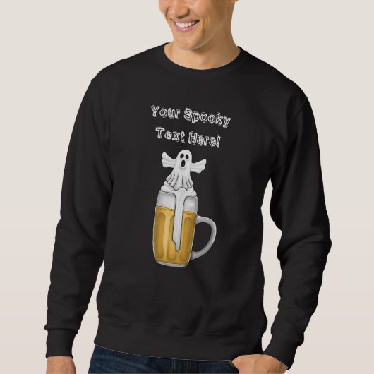 Spooky Beer Ghost スウェットシャツ (正面)