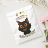 Spooky Black Cat Halloween Party フェイバーバッグ (封をした状態)