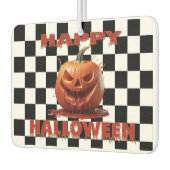 Spooky Bloody Pumpkin Halloween カーエアーフレッシュナー (左)