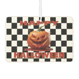 Spooky Bloody Pumpkin Halloween カーエアーフレッシュナー