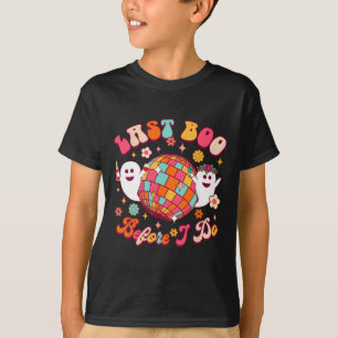  spooky bride-to-be パーティー 最後のハロウィン tシャツ