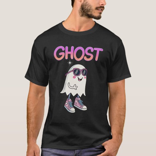 Spooky But Cool Ghost Tee Tシャツ (正面)