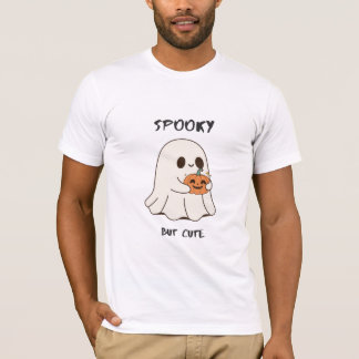 Spooky but Cute – Halloween Pastel Ghost Tee 👻💖 Tシャツ