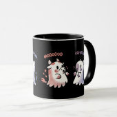 Spooky Capy and Cow  マグカップ (正面右)