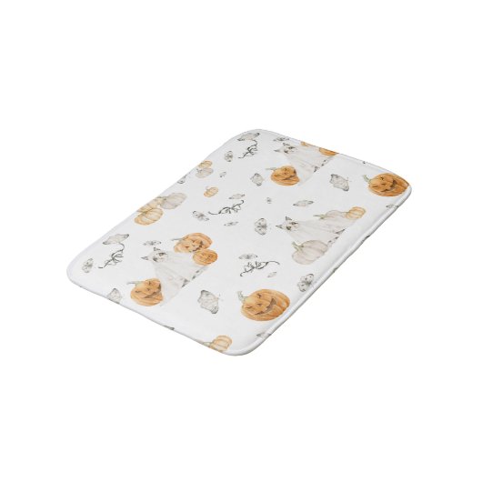 Spooky Cat Halloween Bath Mat バスマット (アングル)