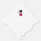 Spooky Cat Halloween Pumpkin Pop Art フェイバーボックス (見開き)