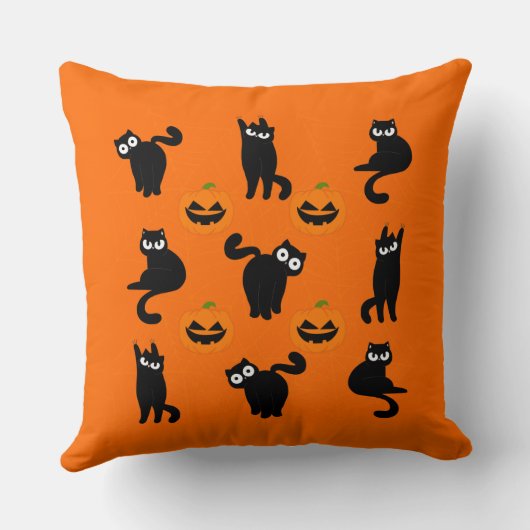 Spooky Cat Parade クッション (裏面)