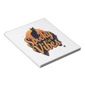 Spooky Cat Vibes 2 ノートパッド (アングル)