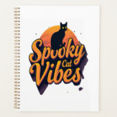 Spooky Cat Vibes 2 プランナー手帳 (正面)