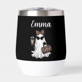 Spooky Chic Custom Name Leopard Holiday Halloween (正面)