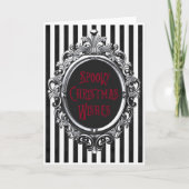 Spooky Christmas Wishes Christmas Card サンキューカード (正面)