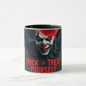 Spooky Clown Trick-or-Treat Halloween Mug マグカップ (中央)