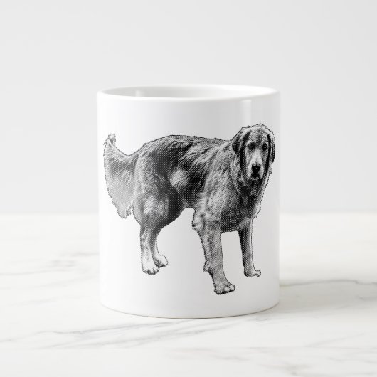 Spooky Comic Dog Mug ジャンボコーヒーマグカップ (正面)