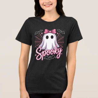 Spooky Coquette Ghost トライブレンドＴシャツ