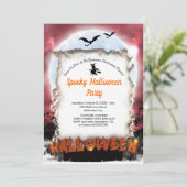Spooky Costume Halloween Party  招待状 (スタンド正面)