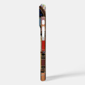 Spooky Cozy iPhone Case Pumpkin Bookshelf Design Case-Mate iPhoneケース (裏面 / 左)