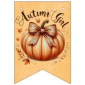 Spooky Cute First Birthday Halloween Bunting Banne バンティングフラッグ (第1の旗)