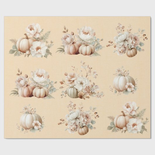 Spooky Cute First Birthday Halloween Wrapping Pape ラッピングペーパー (フラット)