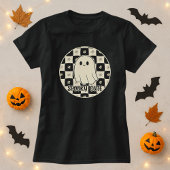 Spooky Cute Ghost Checkerboard Tシャツ