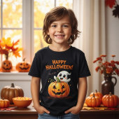 Spooky-Cute Halloween Tee for Kids Tシャツ