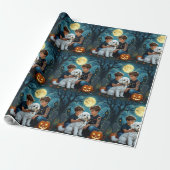 Spooky & Cute Halloween Wrapping Paper ラッピングペーパー (アンロールド)