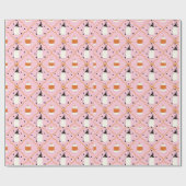 Spooky Cute Happy Halloween  ラッピングペーパー (フラット)