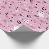 Spooky Cute Happy Halloween  ラッピングペーパー (角)