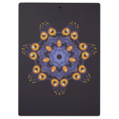Spooky Cute Mandala Monster Art Halloween Creature クリップボード (裏面)