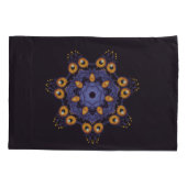 Spooky Cute Mandala Monster Art Halloween Creature 枕カバー (裏面)