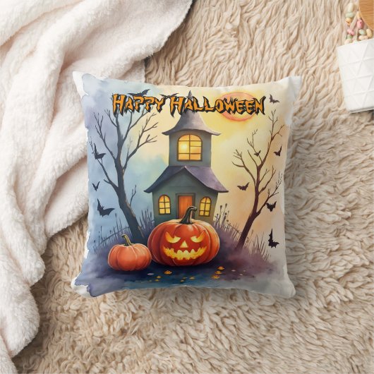 Spooky Cute Modern Halloween Collection クッション (ブランケット)