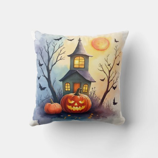 Spooky Cute Modern Halloween Collection クッション (裏面)