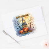 Spooky Cute Modern Halloween Collection スクエアシール (封筒)