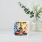 Spooky Cute Modern Halloween Collection スクエア名刺 (スタンド正面)