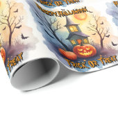 Spooky Cute Modern Halloween Collection ラッピングペーパー (ロールコーナー)