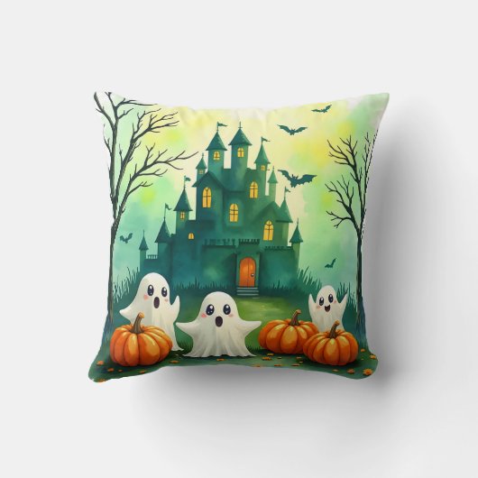 Spooky Cute Popular Halloween Collection クッション (裏面)